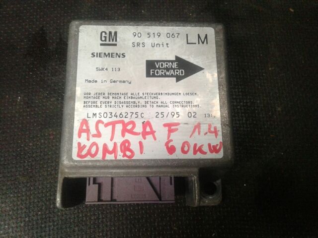 bontott OPEL ASTRA F Légzsák Elektronika