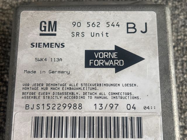 bontott OPEL ASTRA F Légzsák Elektronika