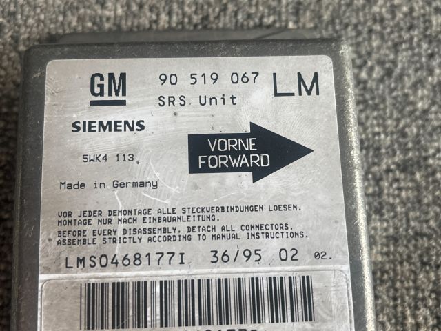 bontott OPEL ASTRA F Légzsák Elektronika