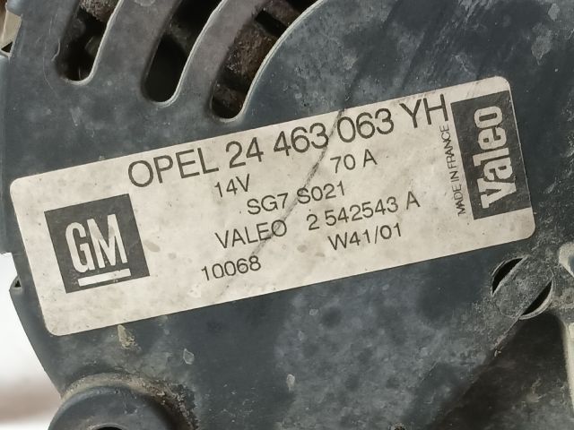 bontott OPEL ASTRA G Generátor