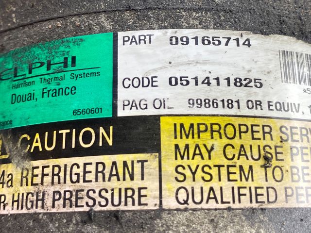 bontott OPEL ASTRA G Klímakompresszor