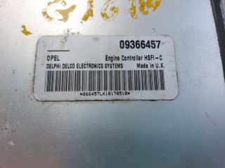 bontott OPEL ASTRA G Motorvezérlő