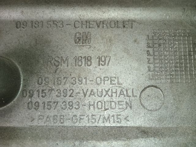 bontott OPEL ASTRA G Felső Motorburkolat