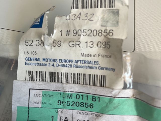 bontott OPEL ASTRA G Főtengely Fordulatszám Jeladó