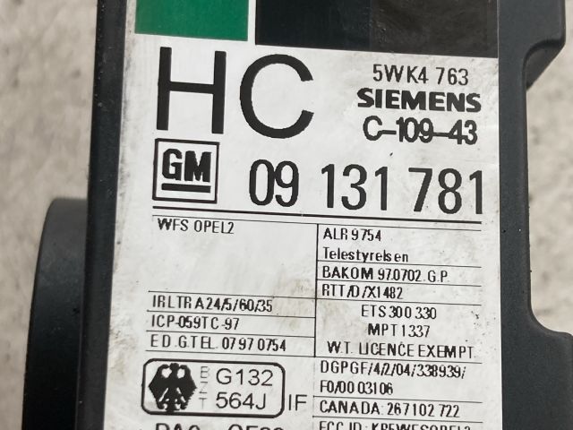 bontott OPEL ASTRA G Immobilizer Elektronika