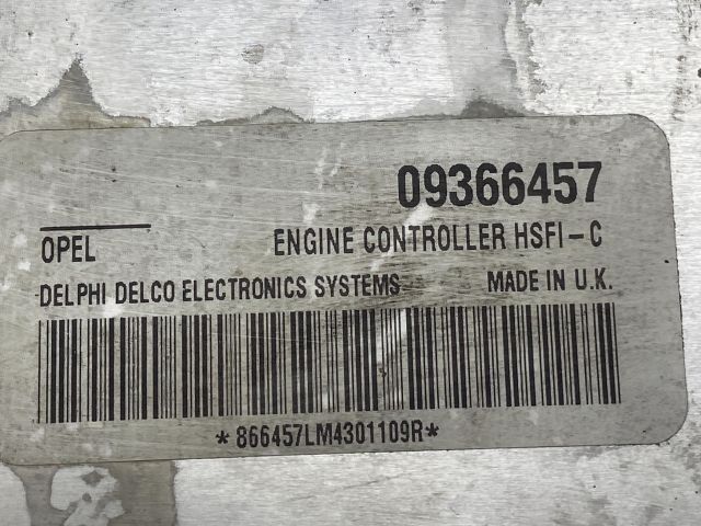 bontott OPEL ASTRA G Motorvezérlő