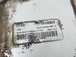 bontott OPEL ASTRA G Motorvezérlő