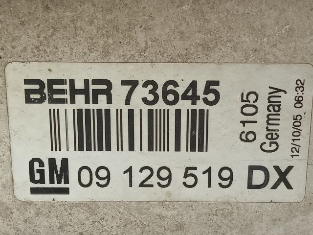 bontott OPEL ASTRA G Intercooler