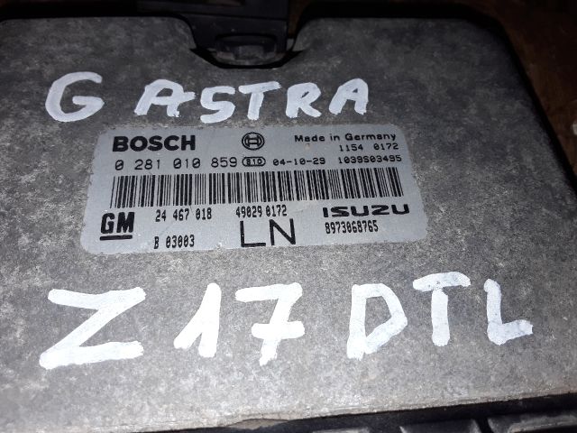 bontott OPEL ASTRA G Motorvezérlő