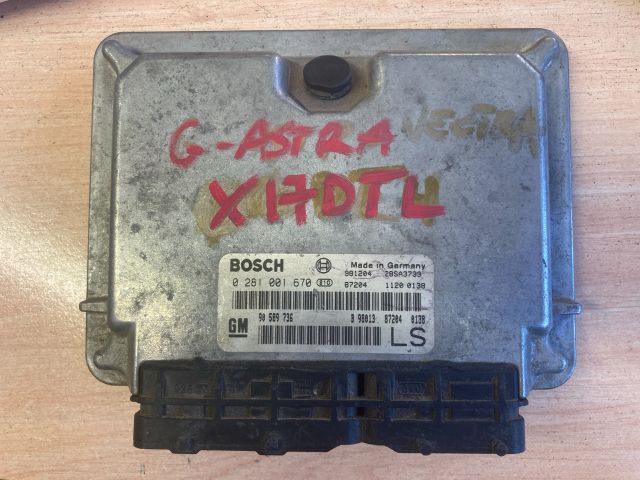 bontott OPEL ASTRA G Motorvezérlő