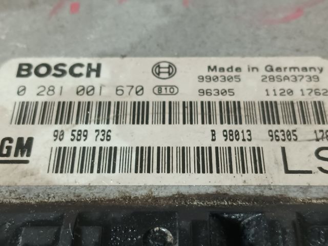 bontott OPEL ASTRA G Motorvezérlő