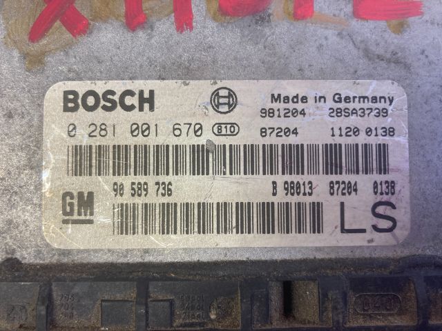 bontott OPEL ASTRA G Motorvezérlő