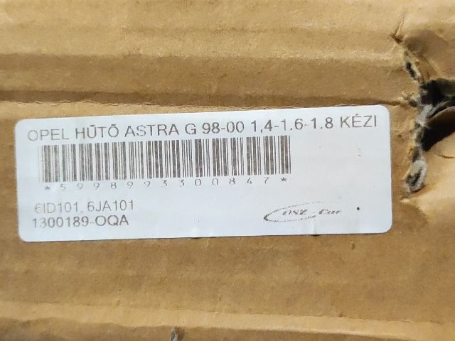 bontott OPEL ASTRA G Vízhűtő Radiátor (Klímás)