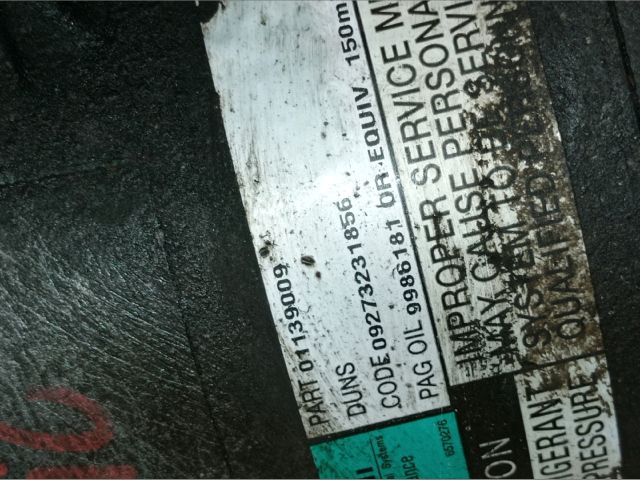 bontott OPEL ASTRA G Klímakompresszor