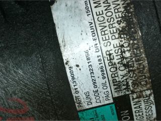 bontott OPEL ASTRA G Klímakompresszor