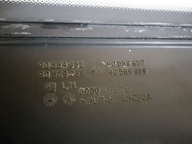 bontott OPEL ASTRA G Bal C Oszlop Oldalablak Üveg