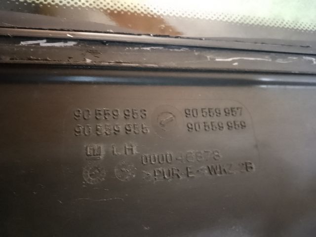 bontott OPEL ASTRA G Bal C Oszlop Oldalablak Üveg