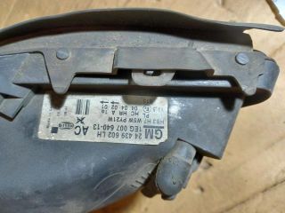 bontott OPEL ASTRA G Bal Fényszóró