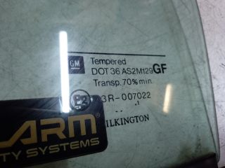 bontott OPEL ASTRA G Bal hátsó Fixüveg (Ajtóban)