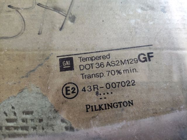 bontott OPEL ASTRA G Bal hátsó Fixüveg (Ajtóban)