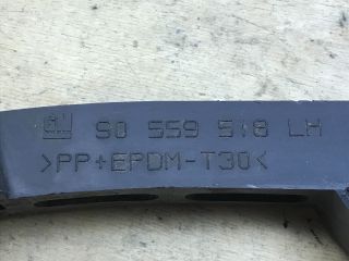 bontott OPEL ASTRA G Bal hátsó Oldal Lökhárító Tartó (Műanyag)