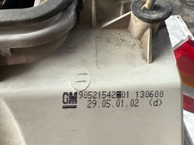 bontott OPEL ASTRA G Bal Külső Hátsó Lámpa