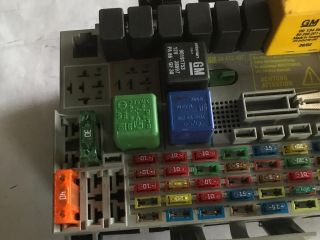 bontott OPEL ASTRA G Biztosítéktábla Utastér