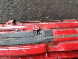 bontott OPEL ASTRA G Első Lökhárító Merevítő (Fém)