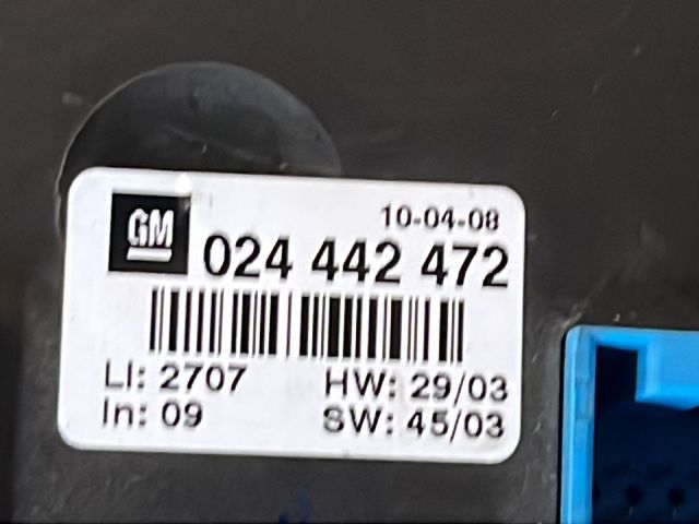 bontott OPEL ASTRA G Fűtéskapcsoló (digit klímás)