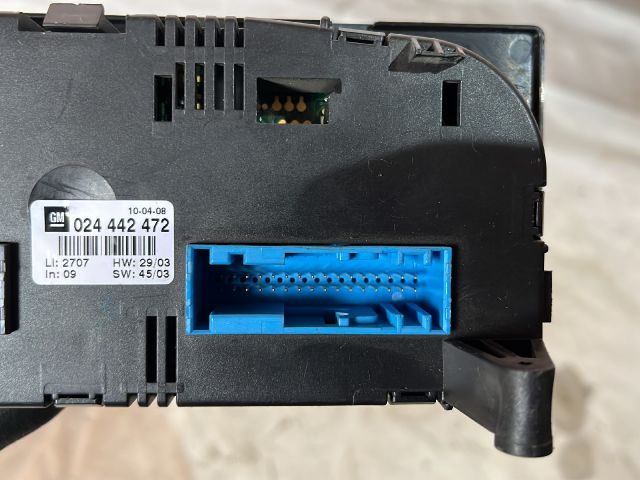 bontott OPEL ASTRA G Fűtéskapcsoló (digit klímás)