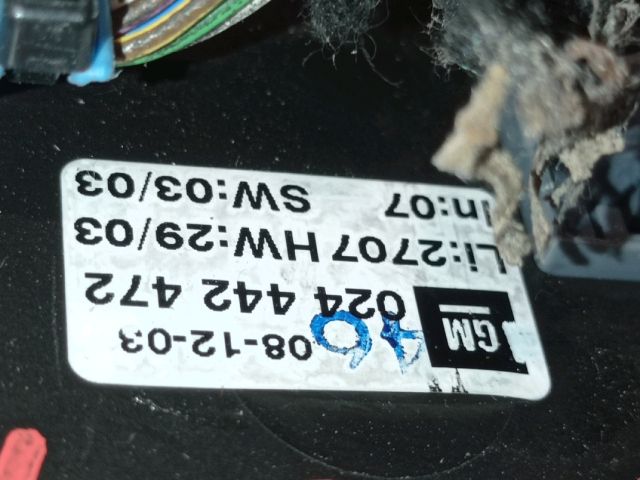 bontott OPEL ASTRA G Fűtéskapcsoló (digit klímás)