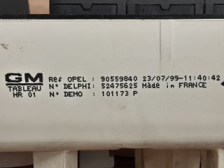 bontott OPEL ASTRA G Fűtéskapcsoló (manuális klímás)