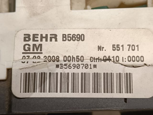 bontott OPEL ASTRA G Fűtéskapcsoló (manuális klímás)