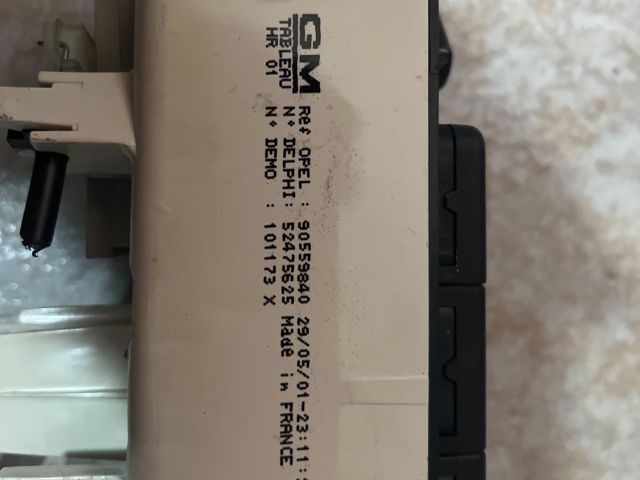 bontott OPEL ASTRA G Fűtéskapcsoló (manuális klímás)