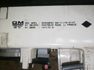 bontott OPEL ASTRA G Fűtéskapcsoló (manuális klímás)