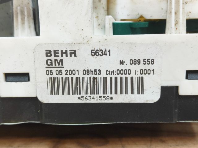 bontott OPEL ASTRA G Fűtéskapcsoló (manuális klímás)