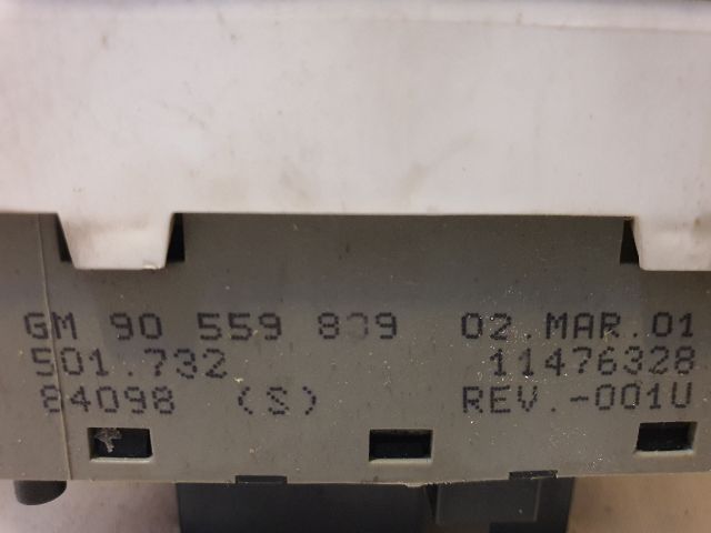 bontott OPEL ASTRA G Fűtéskapcsoló (manuális klímás)