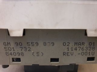 bontott OPEL ASTRA G Fűtéskapcsoló (manuális klímás)