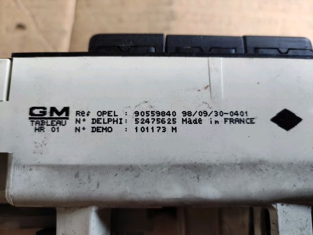 bontott OPEL ASTRA G Fűtéskapcsoló (manuális klímás)