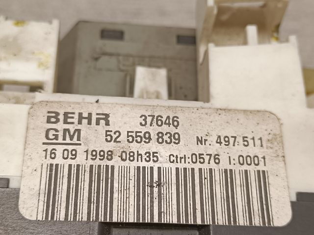 bontott OPEL ASTRA G Fűtéskapcsoló (manuális klímás)