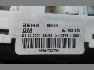 bontott OPEL ASTRA G Fűtéskapcsoló (manuális klímás)