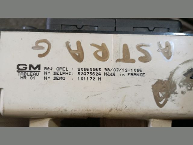 bontott OPEL ASTRA G Fűtéskapcsoló (Nem klímás)