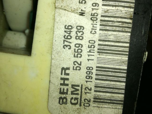 bontott OPEL ASTRA G Fűtéskapcsoló