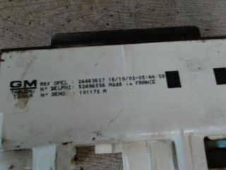 bontott OPEL ASTRA G Fűtéskapcsoló