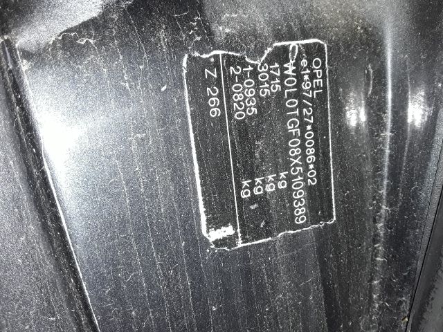 bontott OPEL ASTRA G Hátsó Lökhárító (Üresen)