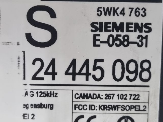 bontott OPEL ASTRA G Immobilizer Gyűrű