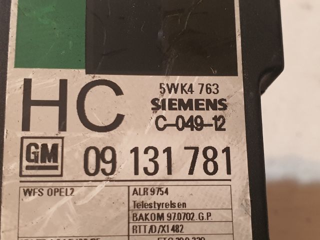 bontott OPEL ASTRA G Immobilizer Gyűrű