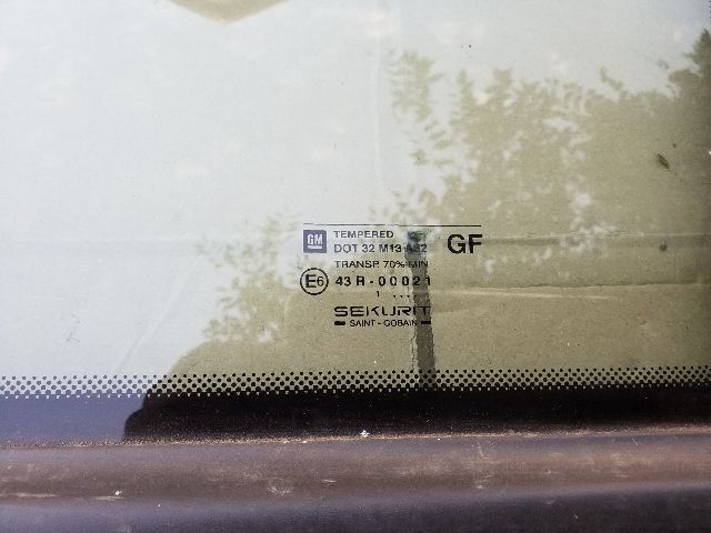 bontott OPEL ASTRA G Jobb C Oszlop Oldalablak Üveg