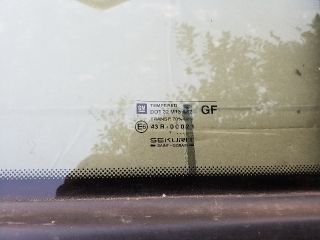 bontott OPEL ASTRA G Jobb C Oszlop Oldalablak Üveg