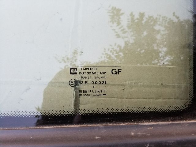 bontott OPEL ASTRA G Jobb C Oszlop Oldalablak Üveg